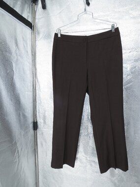Talbots Dress Pants Womens 14P Brown Wool Blend NWT Heritage Trousers Straight